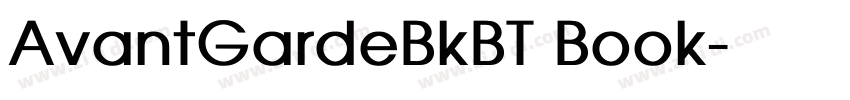 AvantGardeBkBT Book字体转换